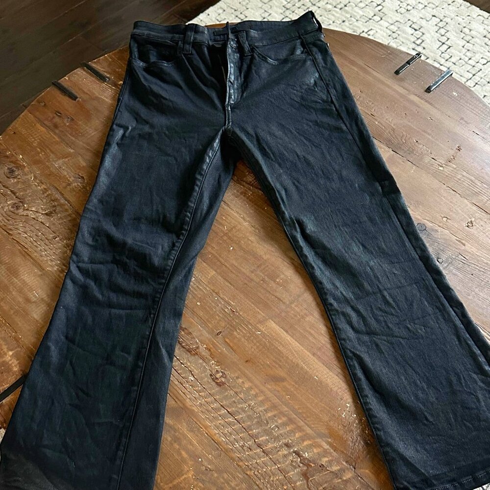 Joes Jeans THE CALLIE HIGH RISE CROPPED BOOTCUT coated pants